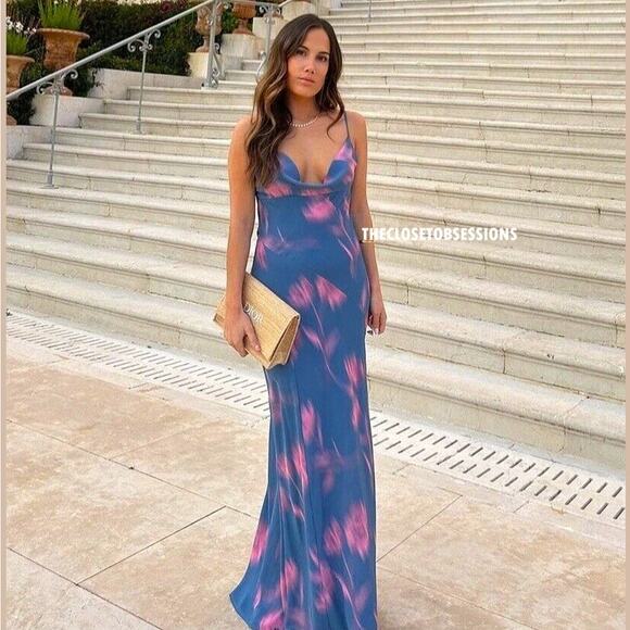 ZARA BLOGGER FAVE!!! Open Back Maxi Dress NWT - Picture 1 of 16